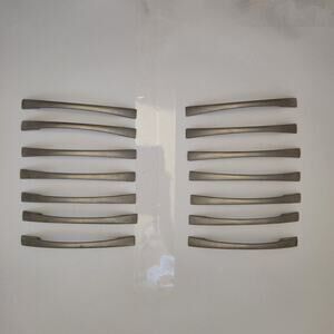 Lot of 14 Satin Nickel Finish handles